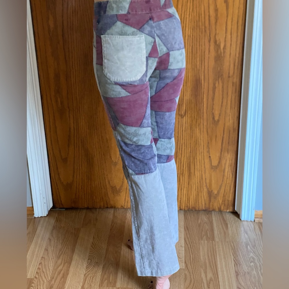 True Vintage Patchwork Bellbottom Pants - image 2